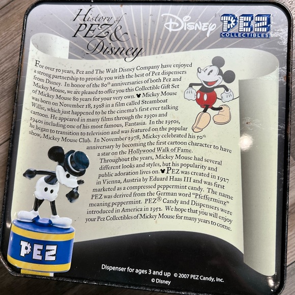 New Pez Collectible Mickey Mouse 80 Years - Picture 6 of 6